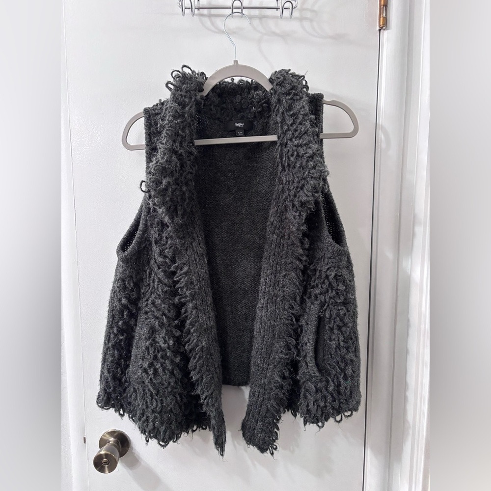 Massimo Gray Loop Textured Vest